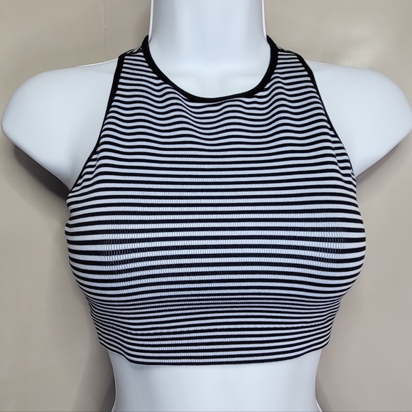 Spiritual Gangster Striped Crop Top Size XS/S - Picture 6 of 11